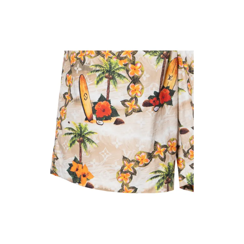 LOUIS VUITTON Monogram Nylon Swim Shorts-7