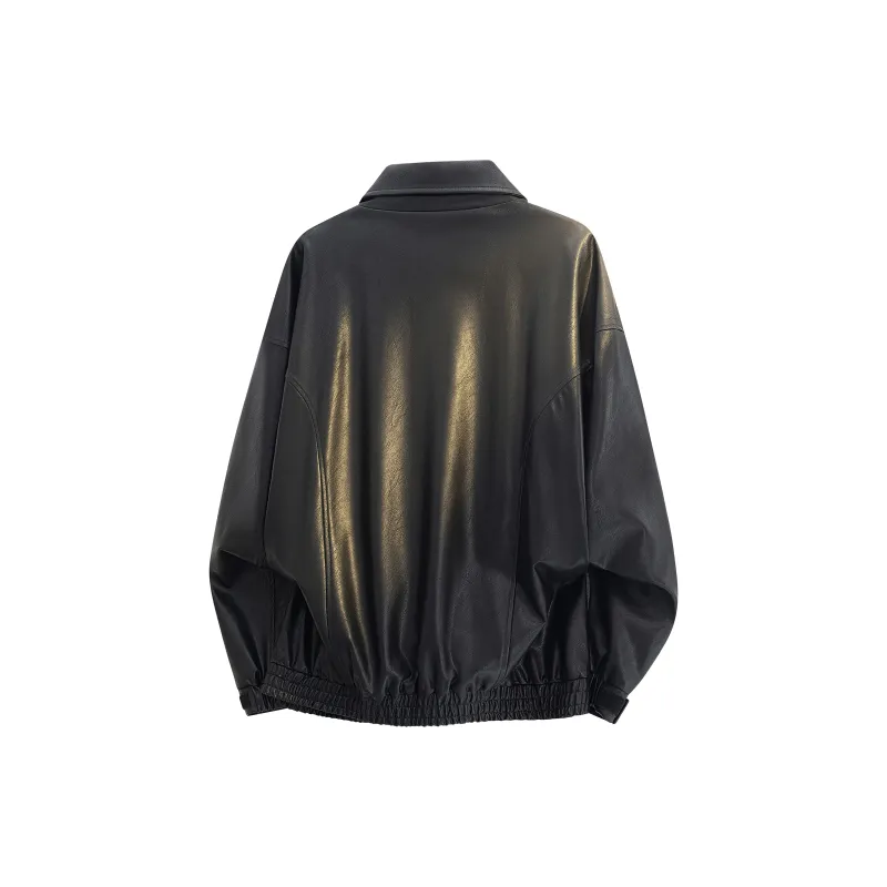 JUNGLE PANDA Leather Jacket Unisex-1