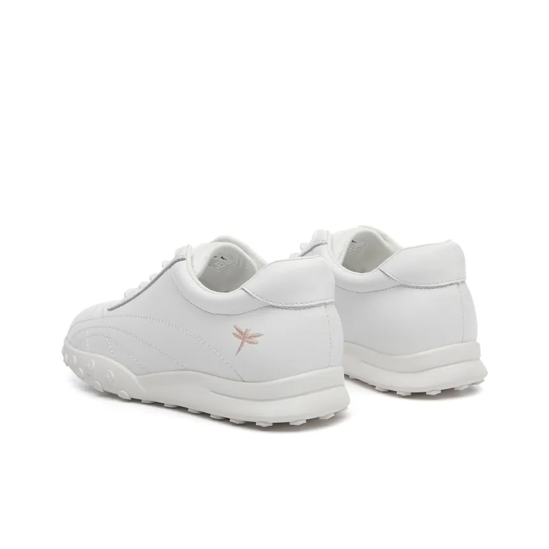 RED DRAGONFLY Casual Athletic Shoes Abrasion Resistant Low Top Small White Shoes Flat Travel Shoes Women's-5