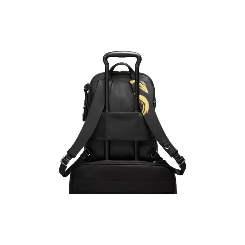 TUMI Nylon Backpack Regular Unisex Black-4