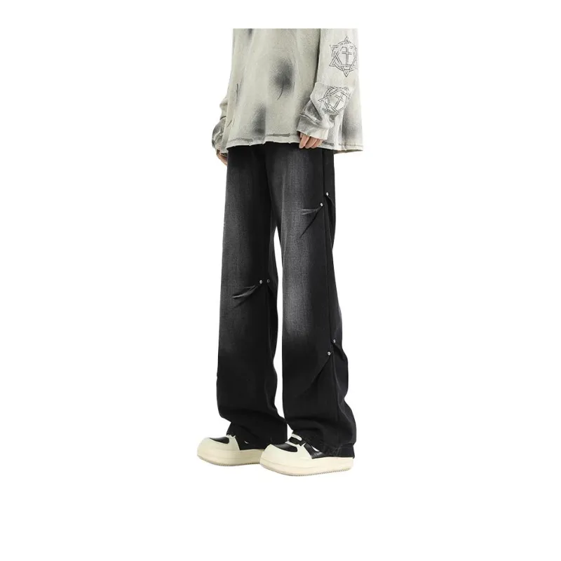 PAINT STAIN Jeans Unisex Dark Purple-2