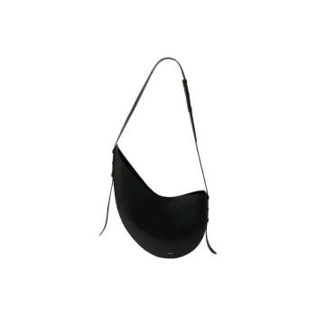 SOEUR Cow Leather Shoulder Bag Women's Black