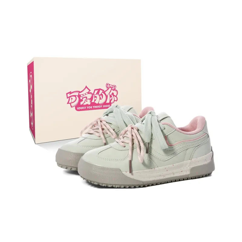 Lovely You Lightweight Wear-Resistant And Slip-Resistant Low-Top Skateboard Shoes Women's-14