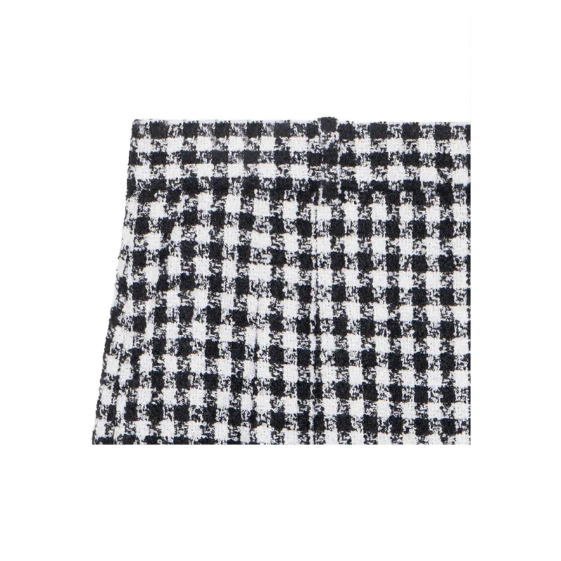 VERSACE Casual Short Skirts Women's Black/White-6