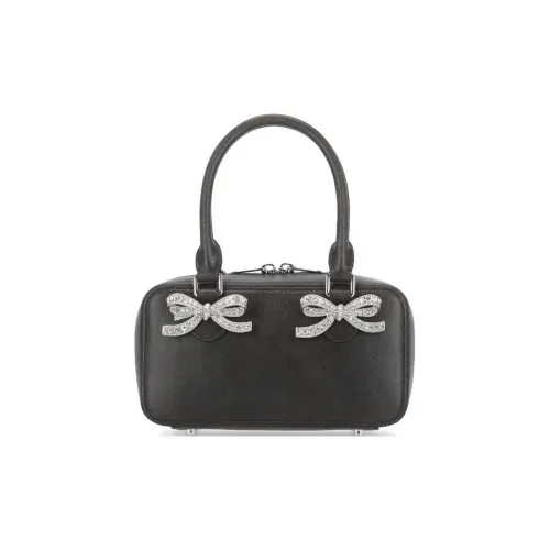 Self portrait Synthetic Leather Tote Bag Shopping Bag Handbag Mini Women's Black