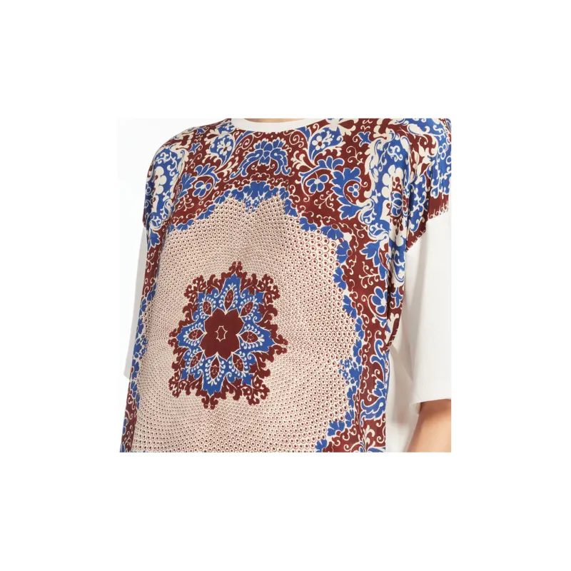 WEEKEND MaxMara Floral Patterned Crewneck T-Shirt-4