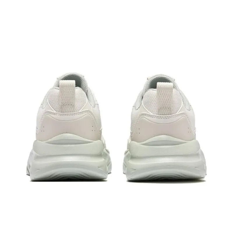 Erke Cushioning Anti Slip And Wear Resistant Low Top Casual Shoes Men's White Gray-4