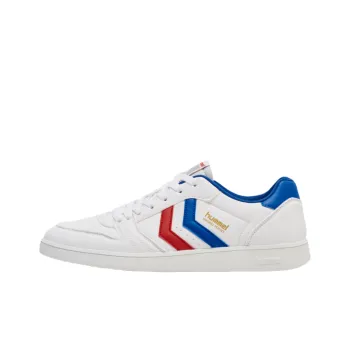Hummel Anti Slip Wear Resistant Low Top Training Shoes Unisex White