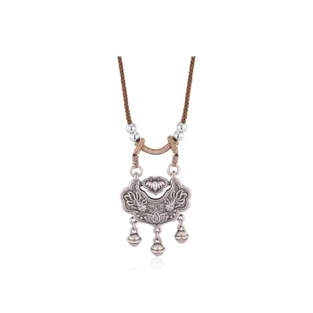 CHINA GOLD 999 Fine Silver Necklaces Unisex