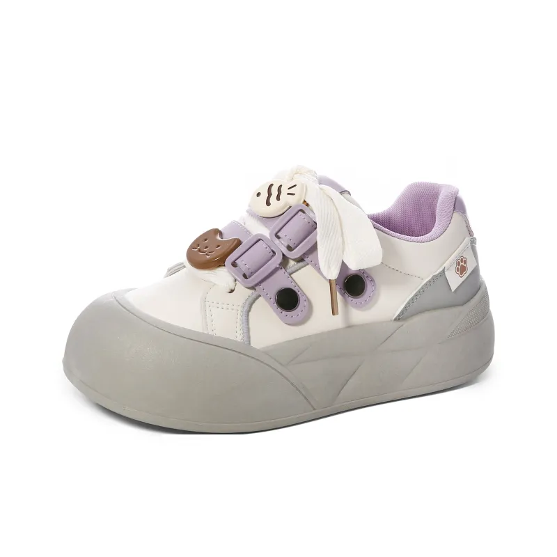 Lovely You Lightweight Anti Slip And Wear Resistant Low Top Skateboard Shoes Women's-43