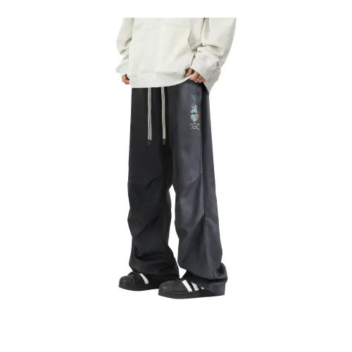 MEXICAN Casual Pants Unisex Dark Gray