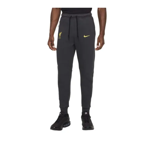 Nike Liverpool Soccer Bottom Men's Dark Smoke Gray/Chrome Yellow