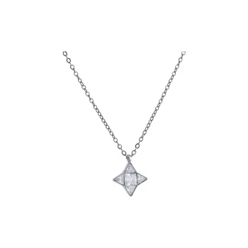 ANARTXY Zirconia Necklaces Women's Gold/Silver