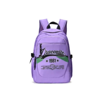 QRST Polyester Backpack Regular Unisex Purple