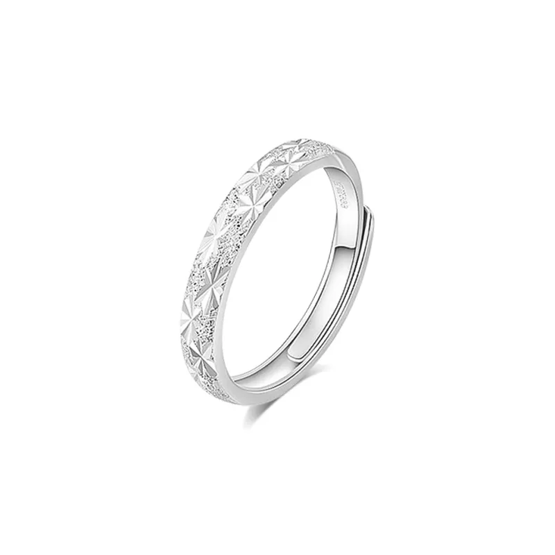 BLANK IN BLANK Sterling Silver Rings Unisex Anniversary Box-10