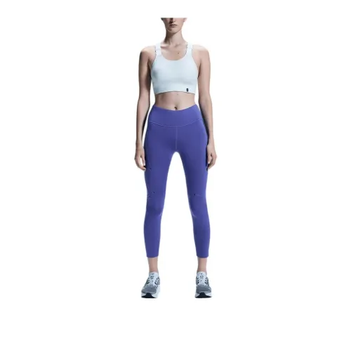 On Performance Tights 7/8 Sports Pants Women's Iris Purple