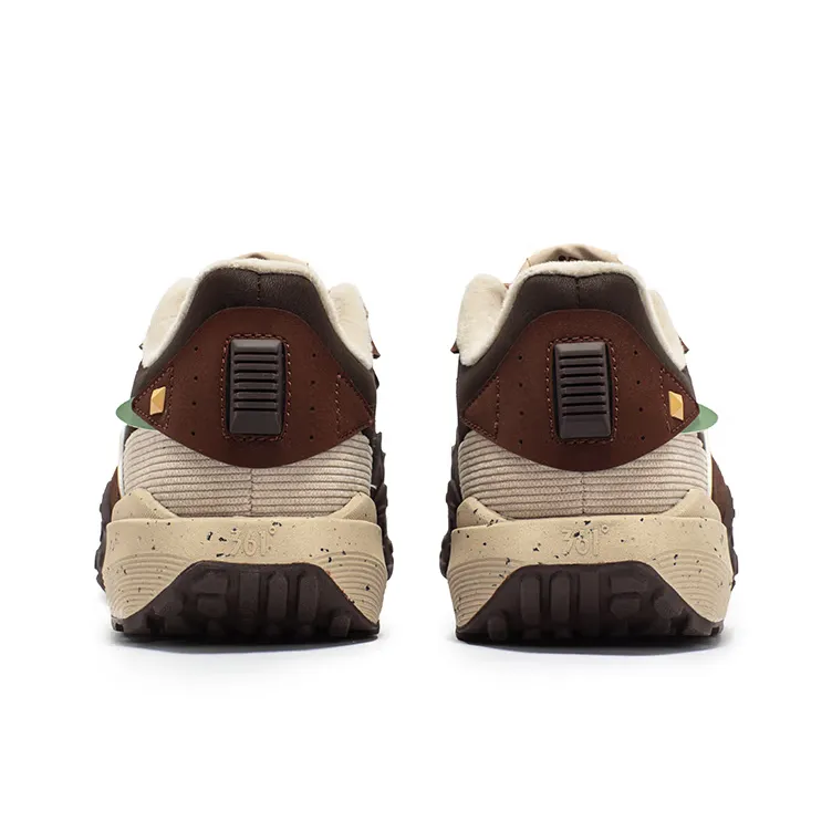 361° Shortbread Slip Resistant And Abrasion Resistant Coverage Low Top Casual Shoes Men's Brown-2
