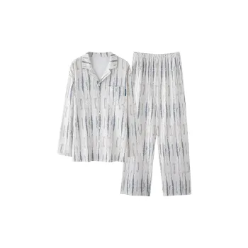 XIAFENYAN Pajama Set Unisex Gray