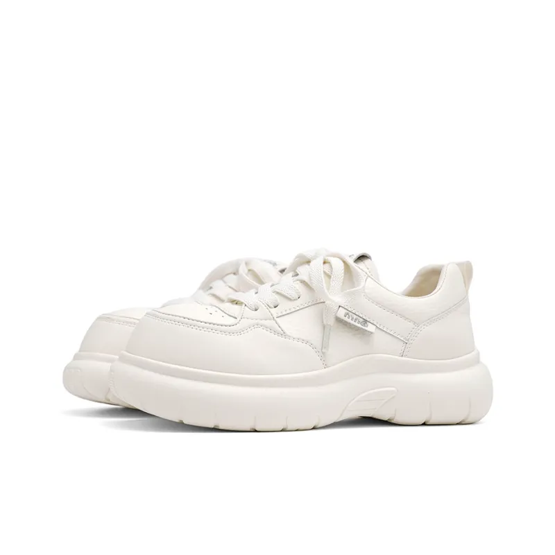UNCLEWEN Cloud Chip Series Slip-Resistant Breathable Height Increasing Low-Top Skateboard Shoes Women's-1