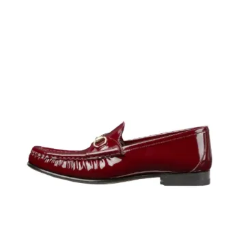 GUCCI Horsebit 1953 Loafers Women's Red