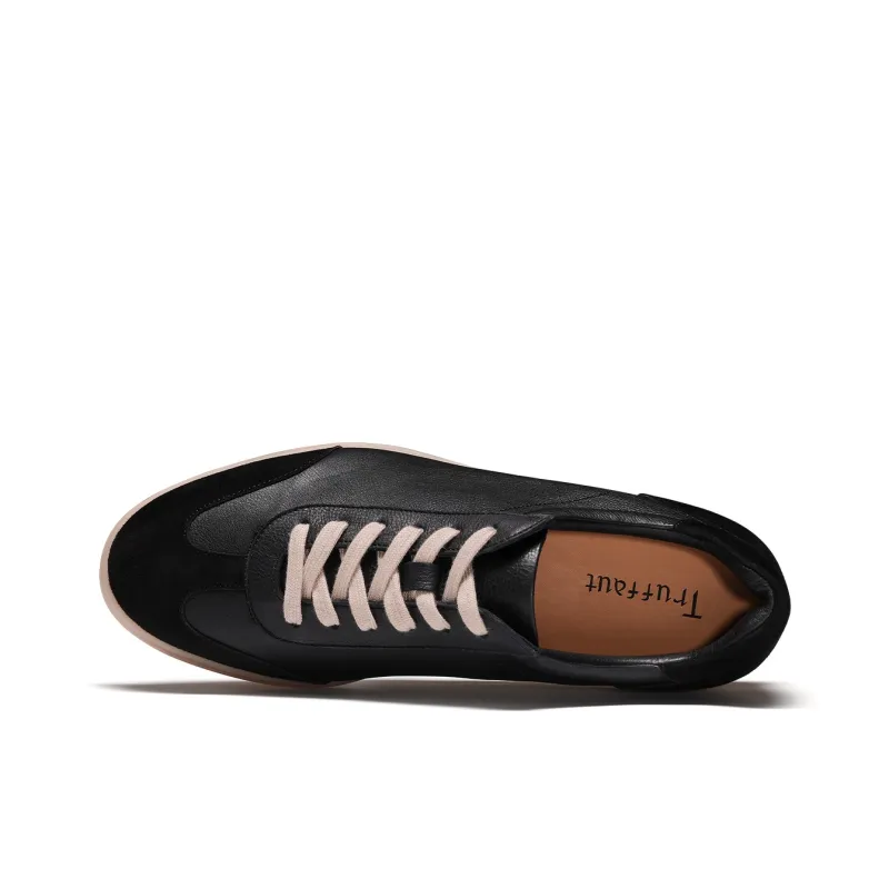 TRUFFAUT Lightweight Breathable German Army Trainers Low Top Casual Shoes Men's-3