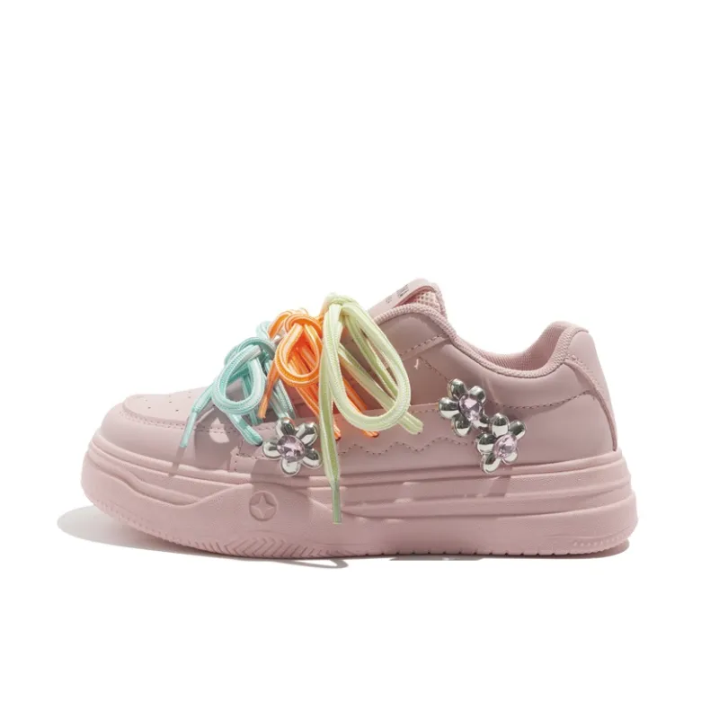 MEAKKEA Non-slip Lightweight Low-Top Skateboard Shoes Women's-10