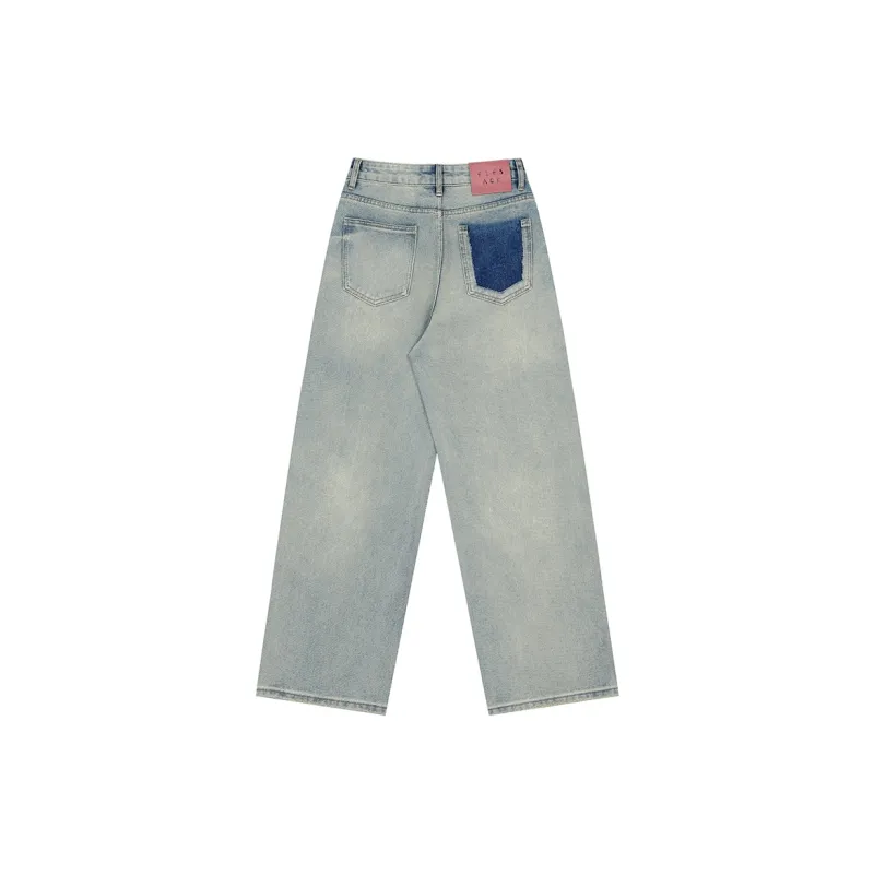 ELF SACK Jeans Women's Denim Light Blue-1