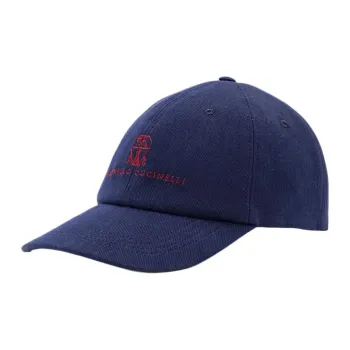 Brunello Cucinelli Logo Embroidered Baseball Cap