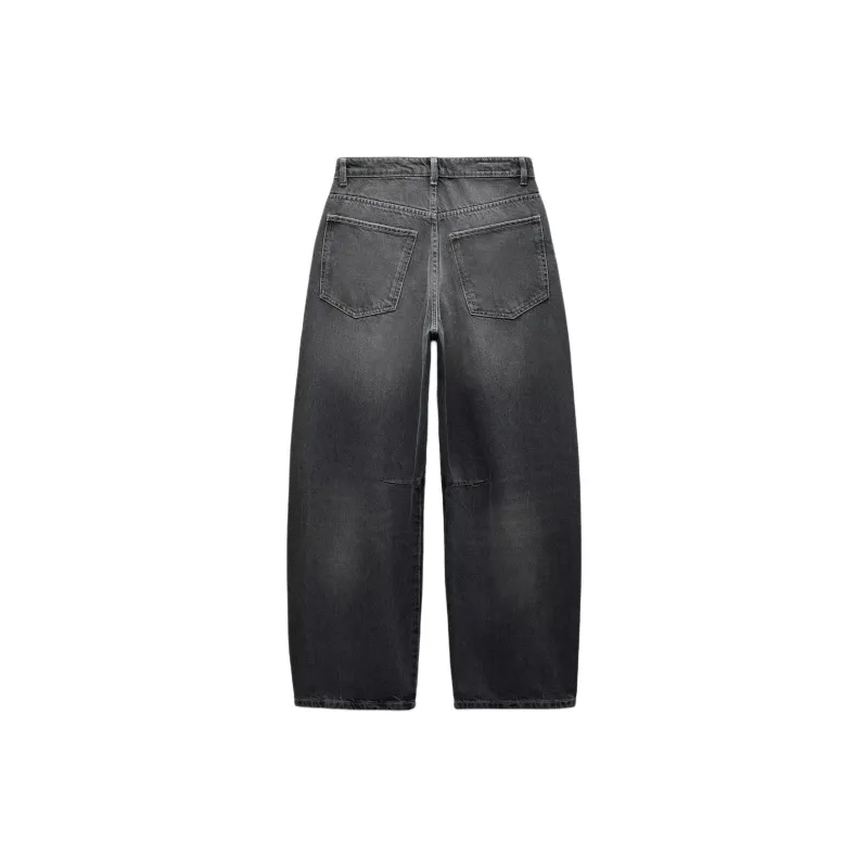 ZARA Trf Jeans Women's Blue Gray-1