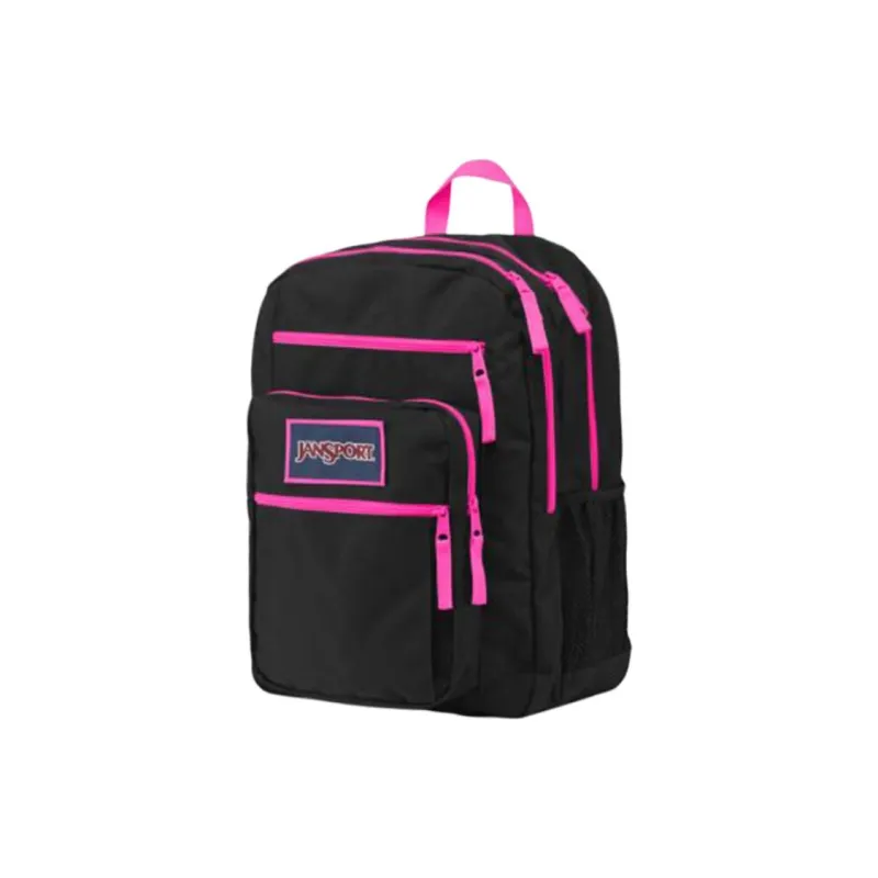 JanSport Polyester Backpack Large Size Unisex Black-1