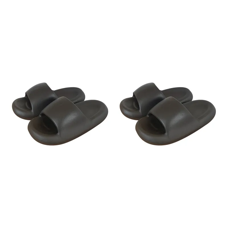 SHIGUDE Slippers Women's, Black-16
