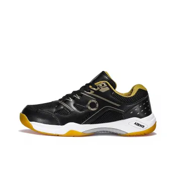 Kinglake Cushioning, Slip Resistant, And Abrasion Resistant Low Top Badminton Shoes Men's Black
