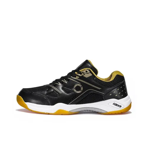 Kinglake Cushioning, Slip Resistant, And Abrasion Resistant Low Top Badminton Shoes Men's Black