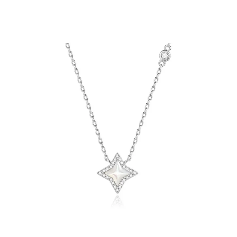 Good Quality S925 Silver Necklaces Women's-3