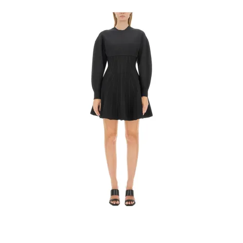 Alexander McQueen Wool blend Flared Minidress