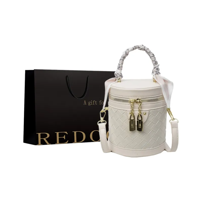 REDOO PU One Shoulder Handbags Regular Women's White/Black/Blue/Pink-0
