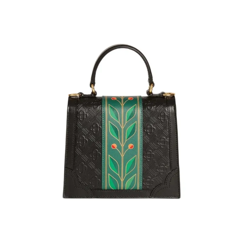 CASABLANCA Calfskin Shoulder Bag Crossbody Bag Handbag Mini Women's Black-2