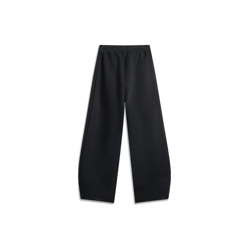 LiNing Rijin Doujin Collection Knitted Sports Pants Women's Black-1