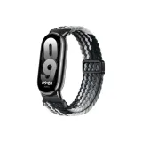 Magnetic Clasp-Woven Loop[Black Connector]Dark Chocolate