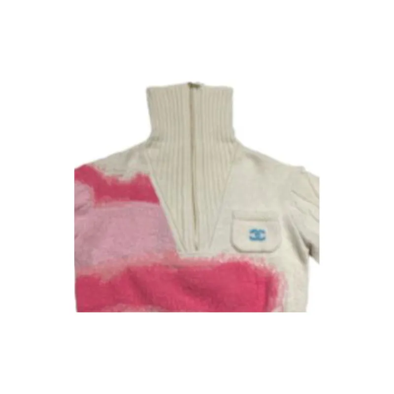 CHANEL Cashmere Sweaters Women's Ecru-2