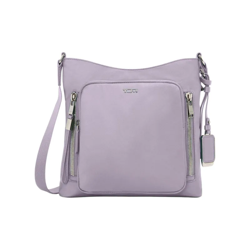 TUMI Nylon Shoulder Bag Crossbody Bag Women's Lavender-0