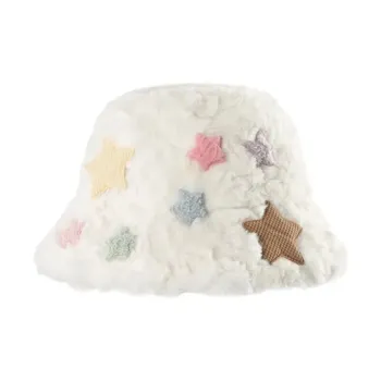 Eight Small Million Rabbit Hair Bucket Hats Unisex