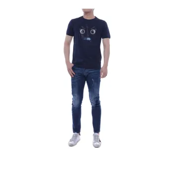FENDI T Shirt Men's Marine Blue
