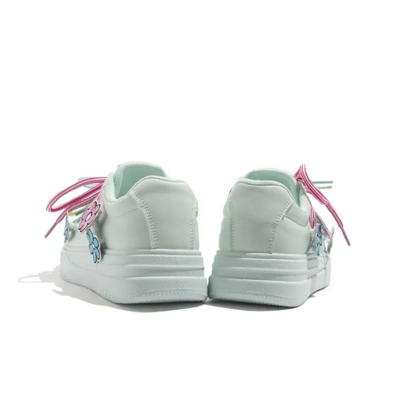 MEAKKEA Non-slip Lightweight Low-Top Skateboard Shoes Women's-3