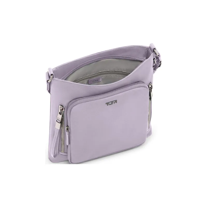 TUMI Nylon Shoulder Bag Crossbody Bag Women's Lavender-1