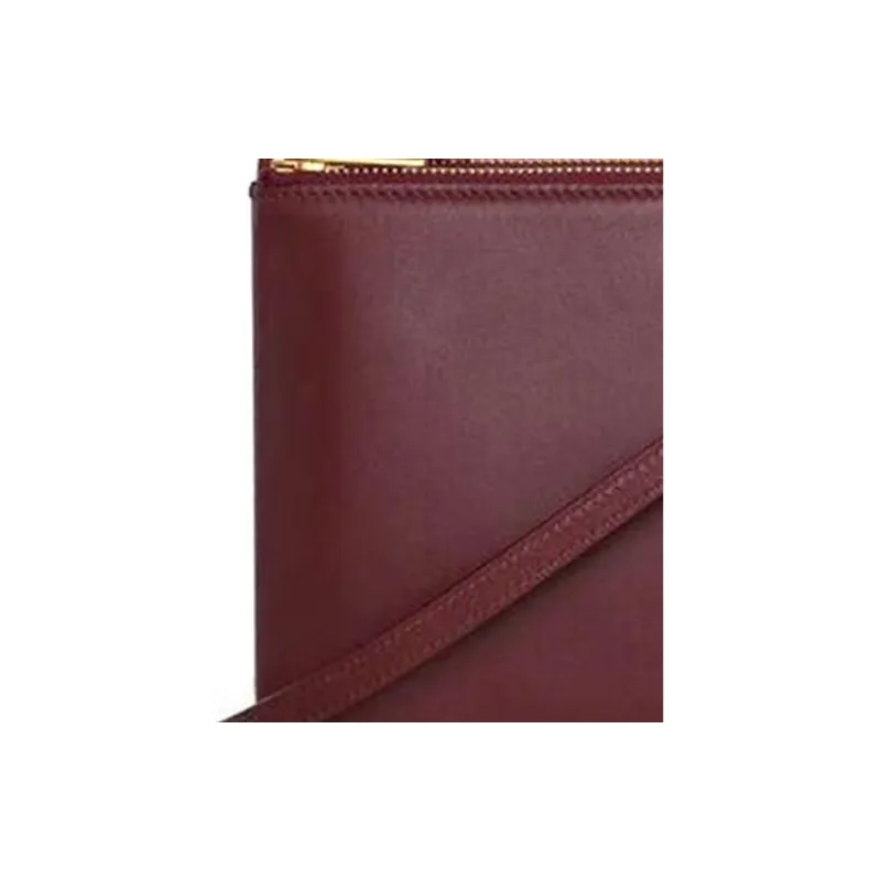 CELINE Trio Lambskin Handbag, Crossbody Bag, Shoulder Bag Women's-4