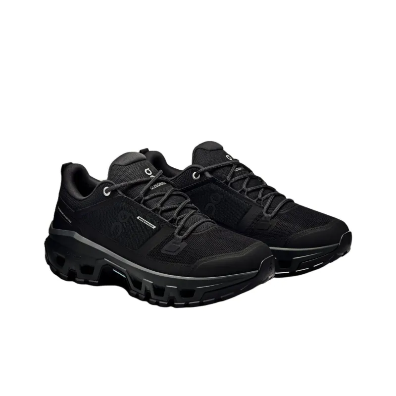 On Women's Cloudrock Low Waterproof 'Triple Black' Women's-2