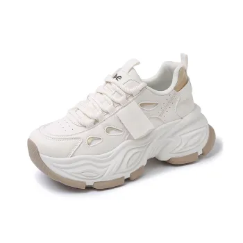YUZHAOLIN Anti Slip And Wear Resistant Height Increasing Low Top Chunky Sneakers Women's