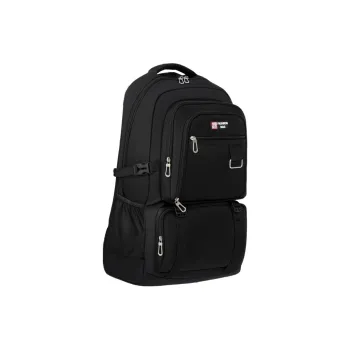 Warrior Polyester Backpack Men's Black