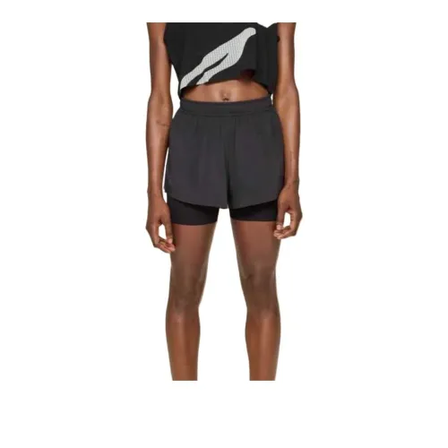 On Pace Shorts Sports Shorts Women's Lead Gray